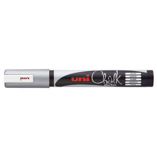 Uni PWE-5M EZÜST folyékony kréta 1,8-2,5mm