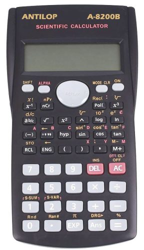 Antilop 8200B 240 funkciós tudományos számológép fekete