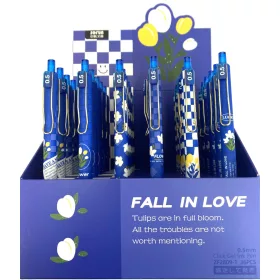   Nyomógombos zseléstoll 0,5mm Tulipán ZF2809 (36db/disp.) AKC!