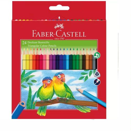 Faber Castell trio 24db-os szinesceruza készlet 120524