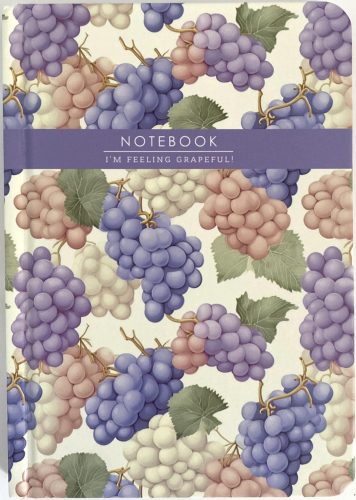 Notesz A/5 64 sima lapos kemény fedeles Grapeful N9533 Burgeois