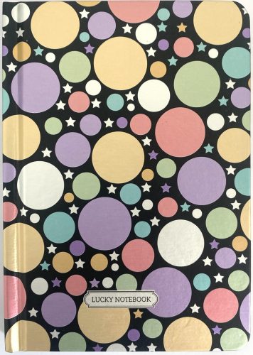 Notesz A/5 64 sima lapos kemény fedeles Lucky Notebook Burgeois N9564