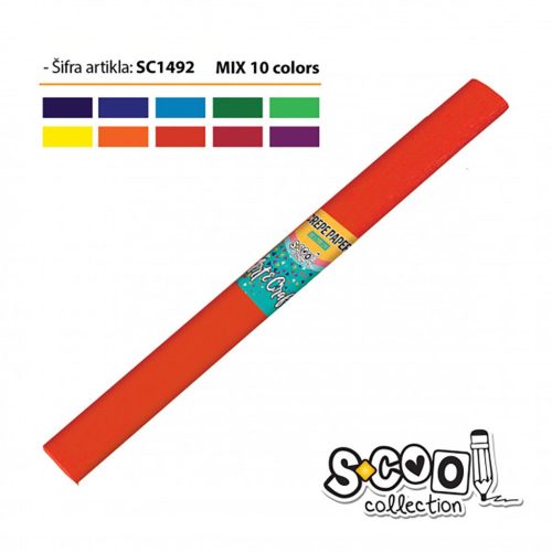 Krepp papír 50x200cm Vegyes Art&Craft SC1492