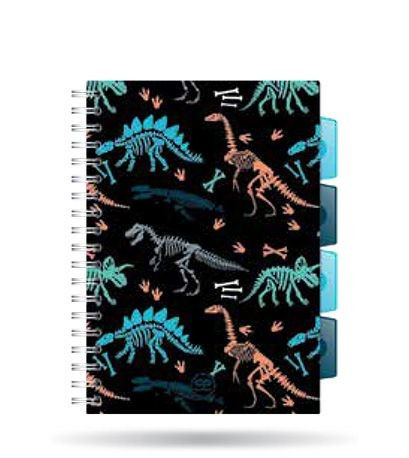 Spirálfüzet A/5 PP regiszteres Cool Pack Fossil 26998