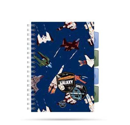 Spirálfüzet A/5 PP regiszteres Cool Pack Space Adventure 32418