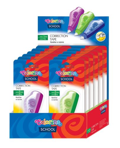 Colorino School hibajavító roller 5mmx6m (12db/doboz) 39545
