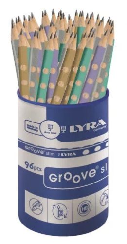 Grafitceruza Lyra groove slim metál 96db-os 1763962