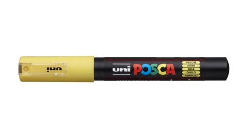 Posca PC-1M filctoll Sárga 0,7mm-1mm kúpos heggyel