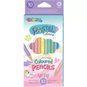 Colorino School pasztell 10db-os szinesceruza készlet 80813