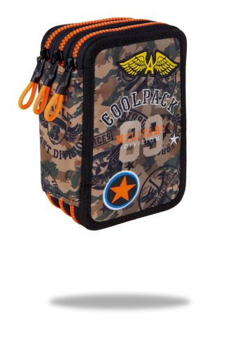 Háromemeletes töltött tolltartó Cool Pack Jumper 3 Badges B 67023 