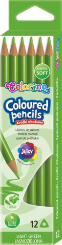 Szóló szinesceruza Colorino Kids Világoszöld (12db/doboz) 86440