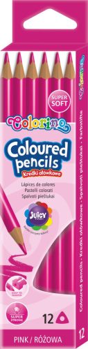 Szóló szinesceruza Colorino Kids Rózsaszín (12db/doboz) 86488