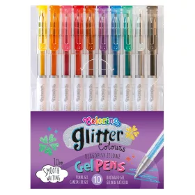   Colorino School 10db-os metál csillámos zseléstoll készlet 80929