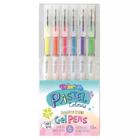 Colorino School pasztell 6db-os zseléstoll készlet 80905