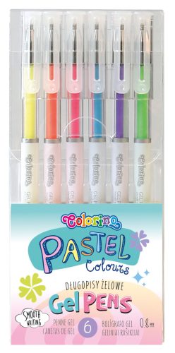 Colorino School pasztell 6db-os zseléstoll készlet 80905