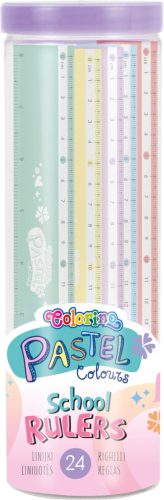 Colorino School Pasztell 20cm-es vonalzó 82923