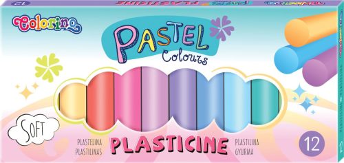 Colorino School 12db-os pasztell gyurmakészlet 87805