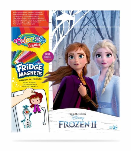 Colorino Disney Frozen II Hűtőmágnes készítő (12db/display) 91079