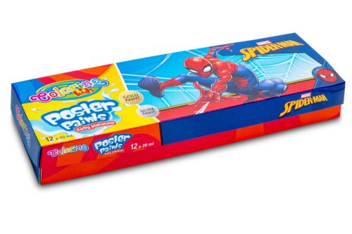Colorino Disney Spider-Man 12x20ml tégelyes tempera készlet 91819