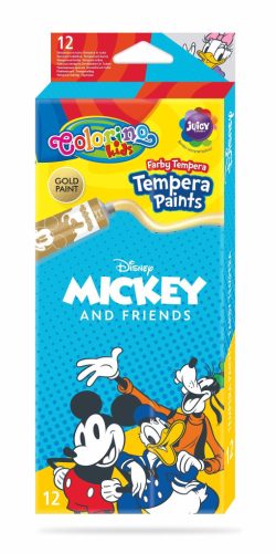 Colorino Disney Mickey and Friends 12x12ml tubusos tempera készlet 89908