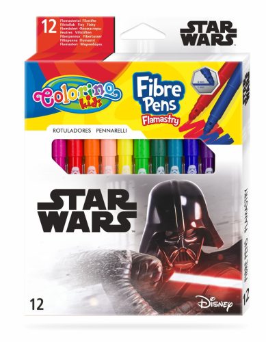 Colorino Disney Star Wars Junior 12db-os filctoll készlet 4mm 89540