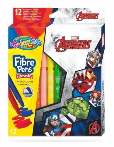 Colorino Disney Avengers 12db-os filctoll készlet 4mm 91482