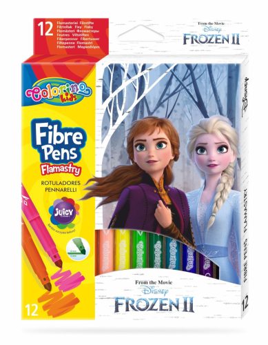Colorino Disney Frozen II Junior 12db-os filctollkészlet 4mm 91093
