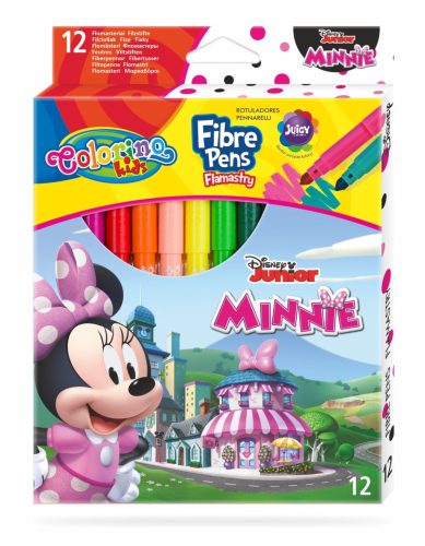 Colorino Disney Junior Minnie 12db-os filctoll készlet 4mm 90706