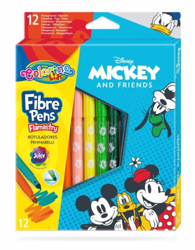 Colorino Disney Mickey and Friends 12db-os filctoll készlet 4mm 89939