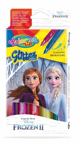 Colorino Disney Frozen II 6db-os metál filctollkészlet 4mm 91123