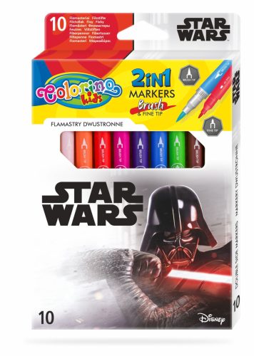 Colorino Disney Star Wars 10db-os kétvégű filctoll készlet 89502