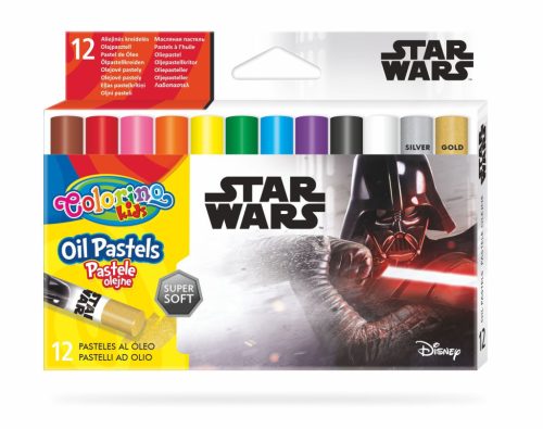 Colorino Disney Star Wars 12db-os olajpasztell készlet 89564