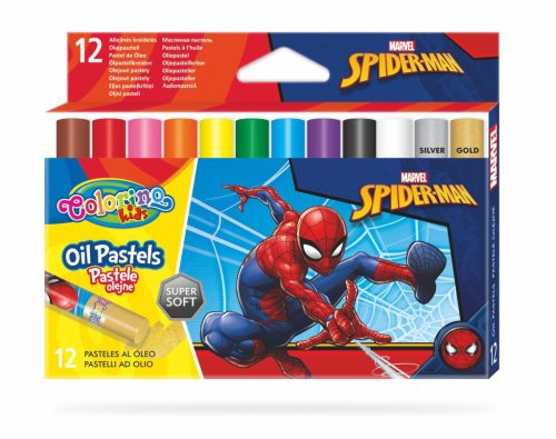 Colorino Disney Marvel Spider-Man 12db-os olajpasztel készlet 91895