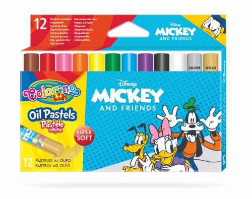 Colorino Disney Mickey and Friends 12db-os olajpasztell készlet 89953