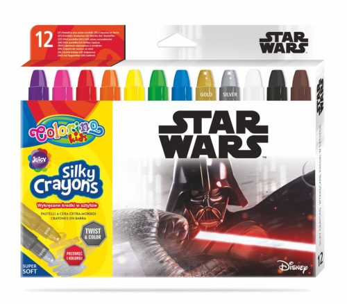 Colorino Disney Star Wars Twist 12db-os Extra lágy waxkréta készlet 89557