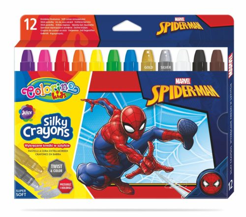 Colorino Disney Marvel Spider-Man Twist 12db-os extra lágy waxkréta készlet 91888