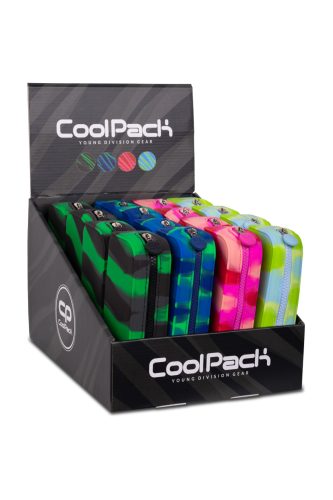 Tolltartó egyrekeszes Zebra szilikon Cool Pack (16db/display) 52799 AKC!