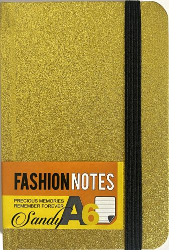 Notesz A/6 96lapos vonalas Fashion Sandy 66900