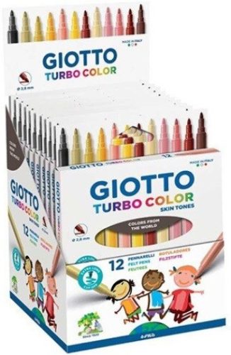 Filctoll készlet 12db-os bőrtónusok Giotto Turbo Color 526900