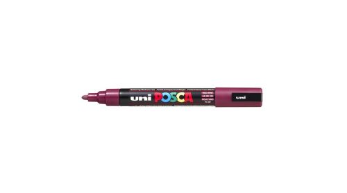 Posca PC-3M filctoll Vörösbor 0,9-1,3mm kúpos heggyel