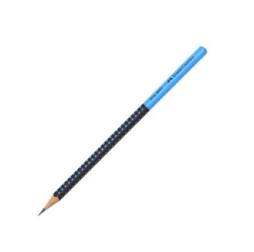 Grafitceruza Faber Castell grip HB kéttónusú fekete/kék 517010 (12db/doboz)