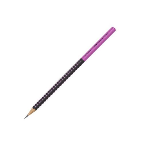 Grafitceruza Faber Castell grip HB kéttónusú fekete/pink 517011 (12db/doboz)