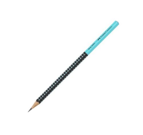 Grafitceruza Faber Castell grip HB kéttónusú fekete/türkiz 517012 (12db/doboz)