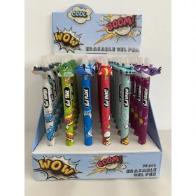   Nyomógombos radírozható toll ARMY(36db/disp.) 778008 AKCIÓS!