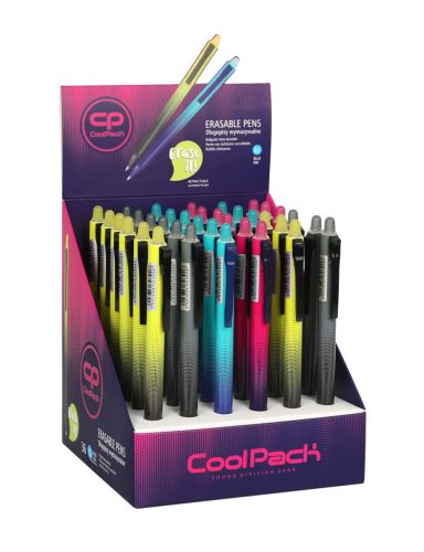 Nyomógombos radírozható toll Cool Pack Gradient Dark 2022 36db/disp.03906