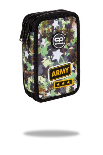 Kétemeletes töltött tolltartó Cool Pack JUMPER 2 Army Stars 66521 2022