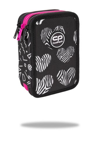 Háromemeletes töltött tolltartó Cool Pack Jumper 3 Math Hearts 67568 