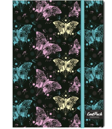Keményfedeles gumis notesz A/5 80 lapos Cool Pack Zodiac 04378