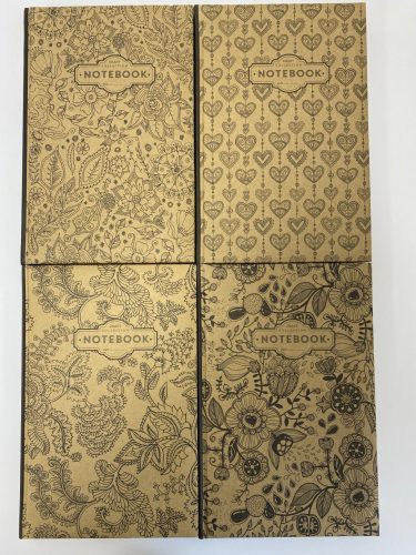 Notesz A/5 keményfedeles 96lapos 70gr 32l kockás 32l vonalas 32l sima (4db/cs.) darab ár! 3522