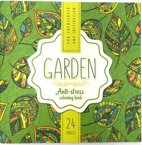 Felnőtt kifestő 200x200mm 24kép Garden 0699-19176